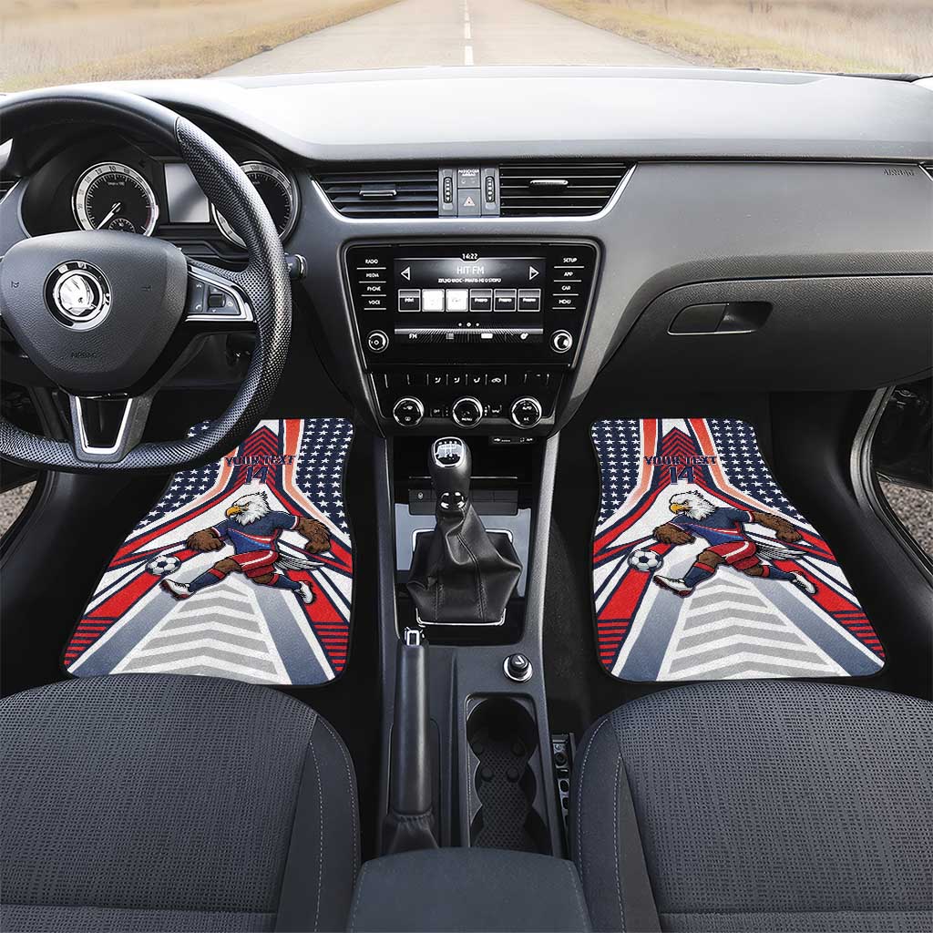 USA 2026 Soccer Custom Car Mats United States Eagle Go Champions