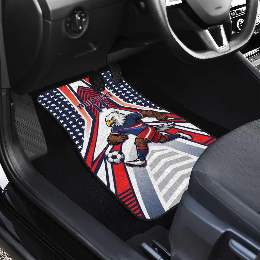 USA 2026 Soccer Custom Car Mats United States Eagle Go Champions