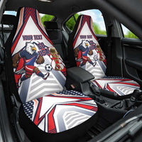 USA 2026 Soccer Custom Car Seat Cover United States Eagle Go Champions