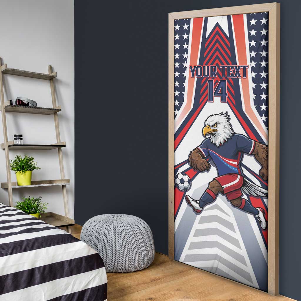 USA 2026 Soccer Custom Door Cover United States Eagle Go Champions