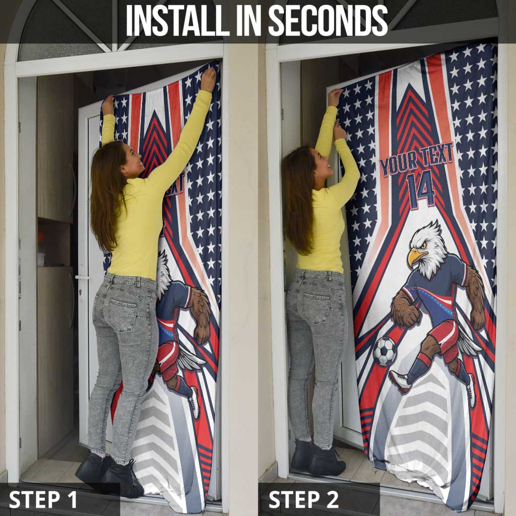USA 2026 Soccer Custom Door Cover United States Eagle Go Champions