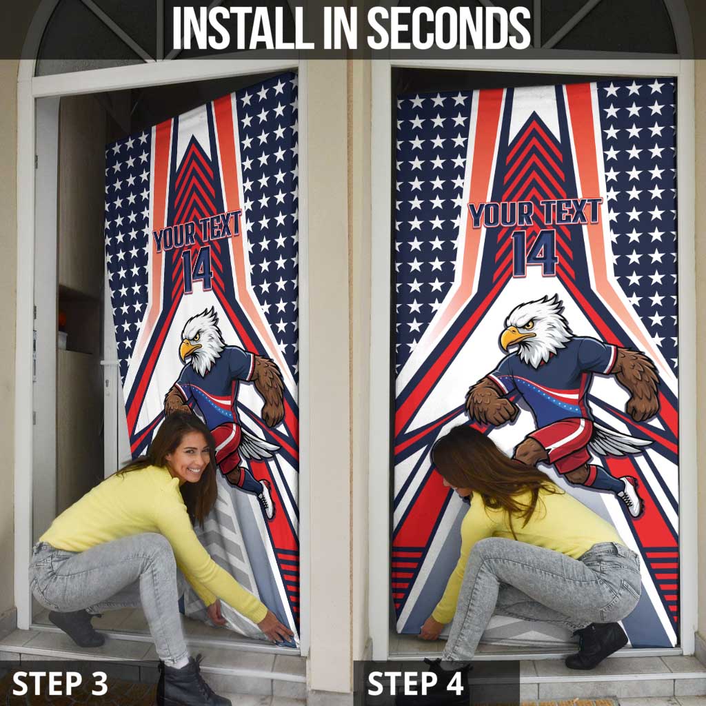 USA 2026 Soccer Custom Door Cover United States Eagle Go Champions