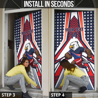 USA 2026 Soccer Custom Door Cover United States Eagle Go Champions