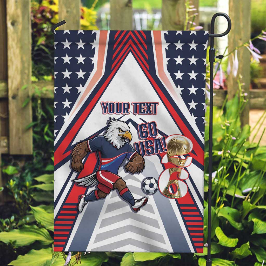 USA 2026 Soccer Custom Garden Flag United States Eagle Go Champions
