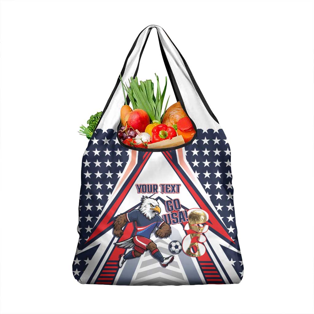 USA 2026 Soccer Custom Grocery Bag United States Eagle Go Champions
