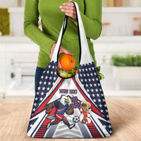 USA 2026 Soccer Custom Grocery Bag United States Eagle Go Champions