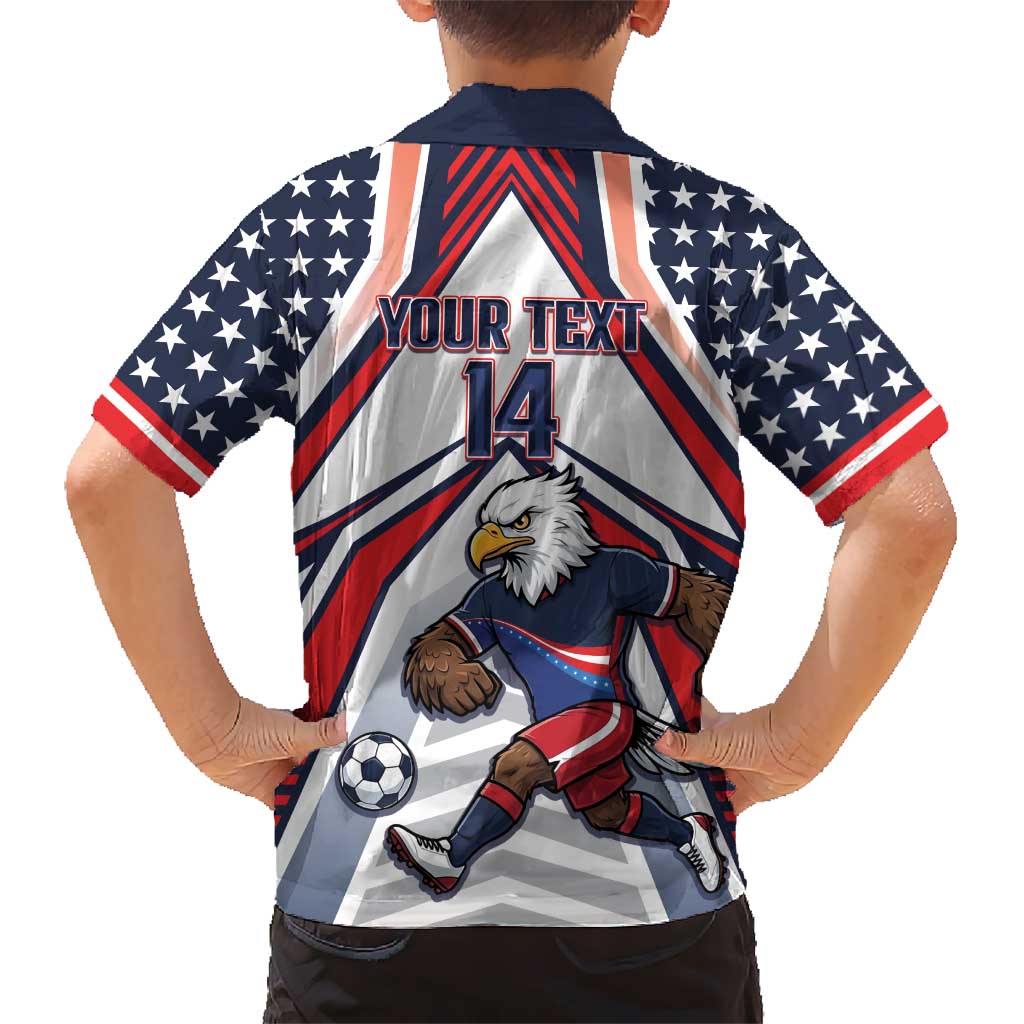 USA 2026 Soccer Custom Hawaiian Shirt United States Eagle Go Champions