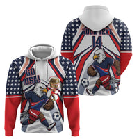 USA 2026 Soccer Custom Hoodie United States Eagle Go Champions