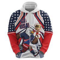 USA 2026 Soccer Custom Hoodie United States Eagle Go Champions
