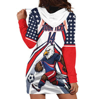 USA 2026 Soccer Custom Hoodie Dress United States Eagle Go Champions