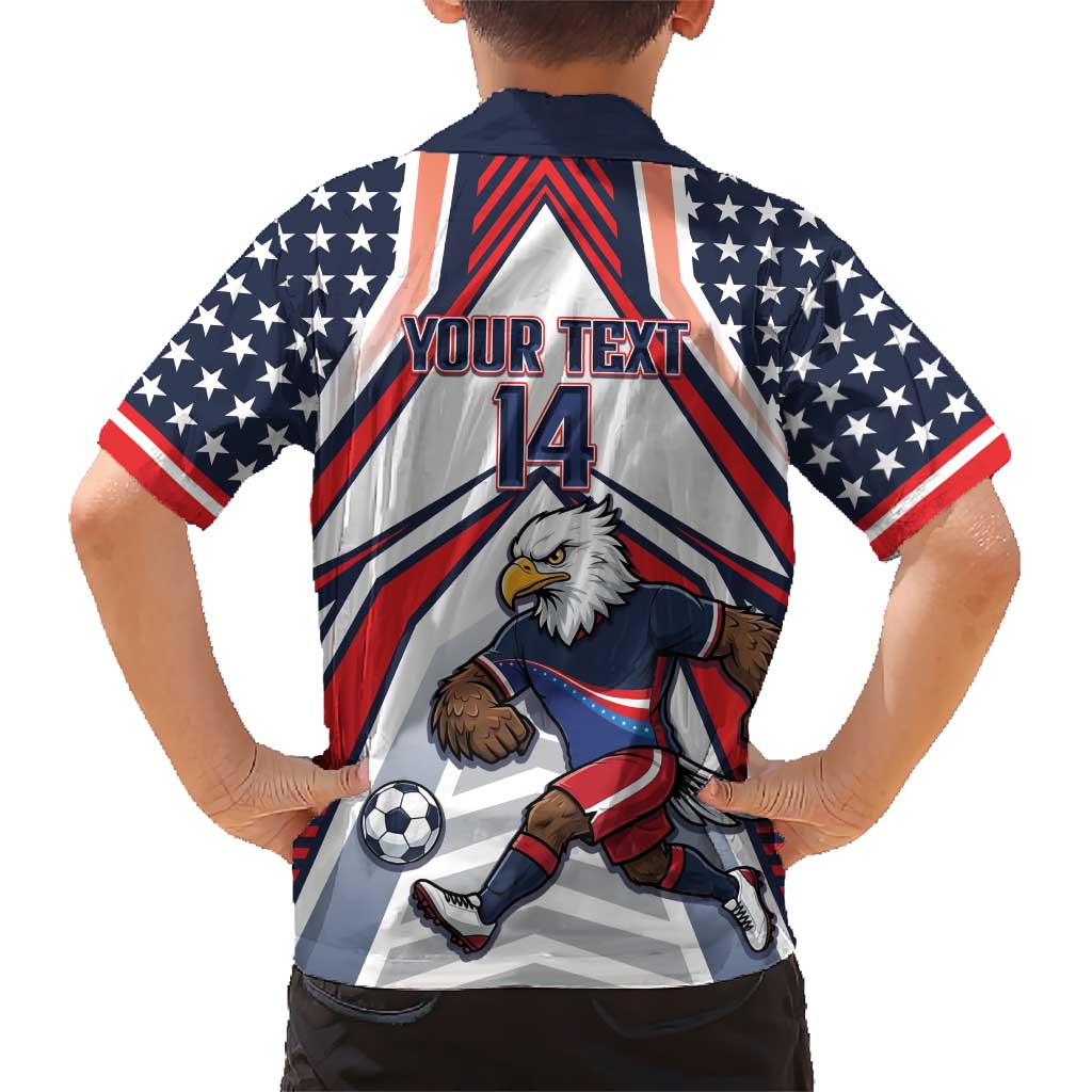 USA 2026 Soccer Custom Kid Hawaiian Shirt United States Eagle Go Champions