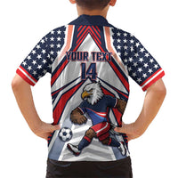 USA 2026 Soccer Custom Kid Hawaiian Shirt United States Eagle Go Champions