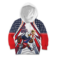 USA 2026 Soccer Custom Kid Hoodie United States Eagle Go Champions
