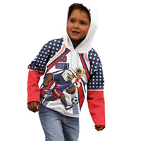 USA 2026 Soccer Custom Kid Hoodie United States Eagle Go Champions