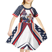 USA 2026 Soccer Custom Kid Short Sleeve Dress United States Eagle Go Champions
