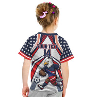 USA 2026 Soccer Custom Kid T Shirt United States Eagle Go Champions