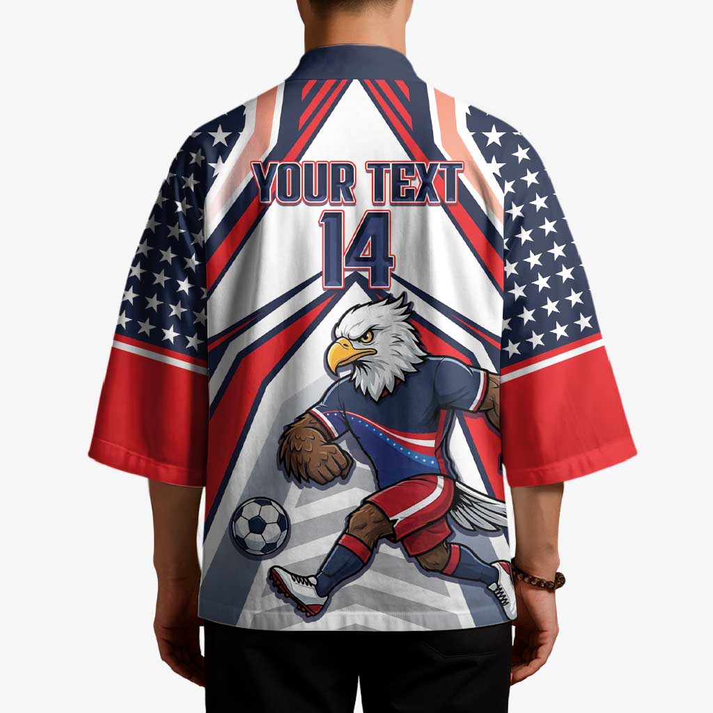 USA 2026 Soccer Custom Kimono United States Eagle Go Champions
