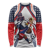 USA 2026 Soccer Custom Long Sleeve Shirt United States Eagle Go Champions
