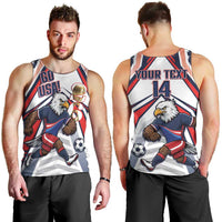 USA 2026 Soccer Custom Men Tank Top United States Eagle Go Champions