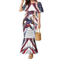 USA 2026 Soccer Custom Mermaid Dress United States Eagle Go Champions