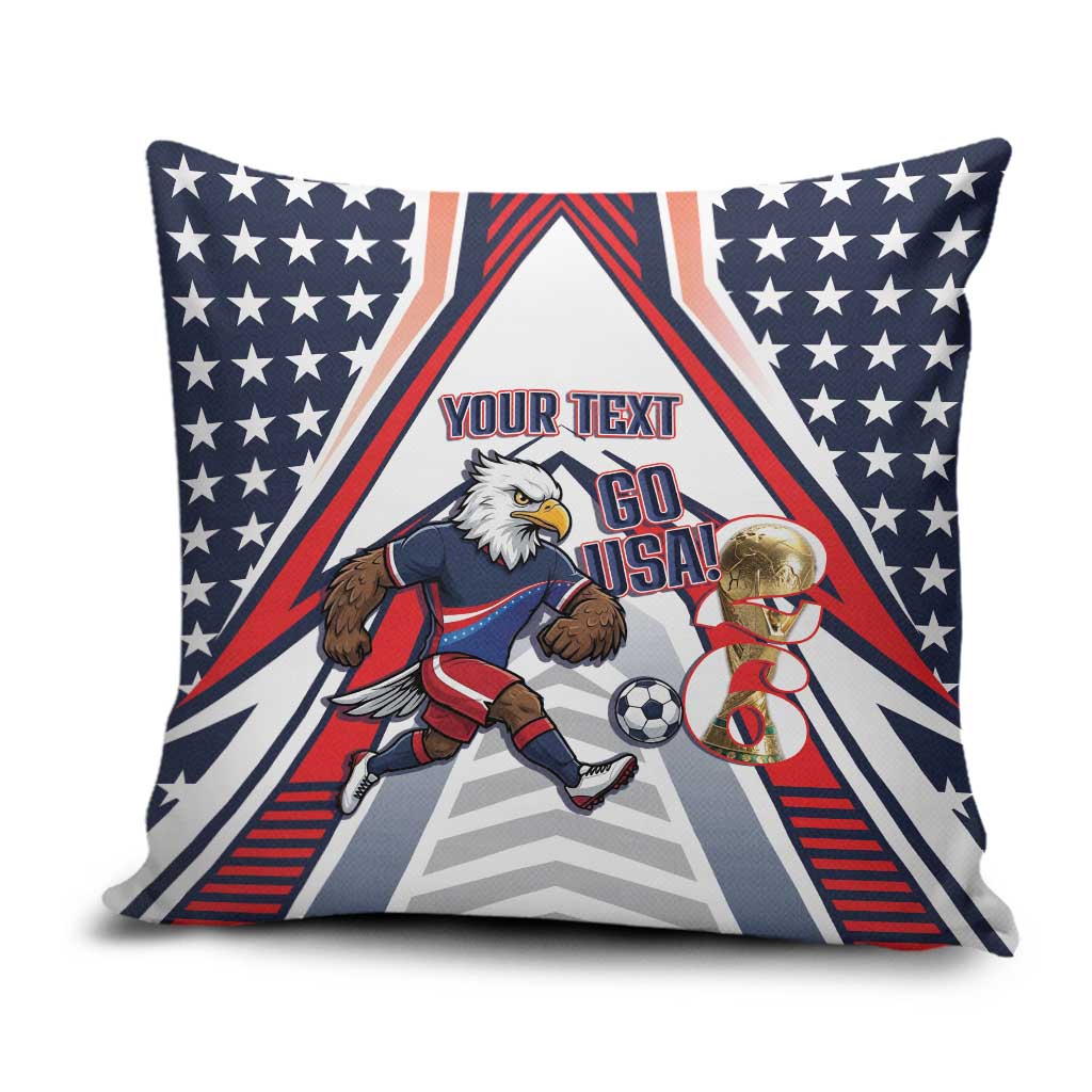 USA 2026 Soccer Custom Pillow Cover United States Eagle Go Champions