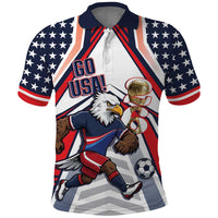 USA 2026 Soccer Custom Polo Shirt United States Eagle Go Champions