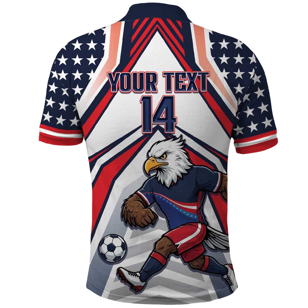 USA 2026 Soccer Custom Polo Shirt United States Eagle Go Champions