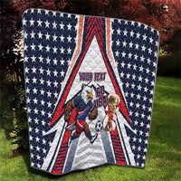 USA 2026 Soccer Custom Quilt United States Eagle Go Champions