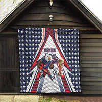 USA 2026 Soccer Custom Quilt United States Eagle Go Champions