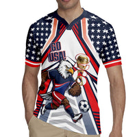 USA 2026 Soccer Custom Rugby Jersey United States Eagle Go Champions