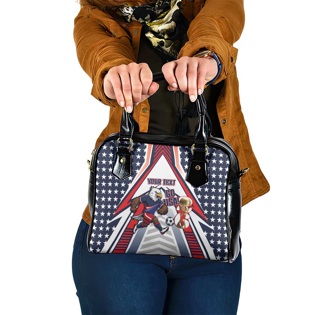 USA 2026 Soccer Custom Shoulder Handbag United States Eagle Go Champions