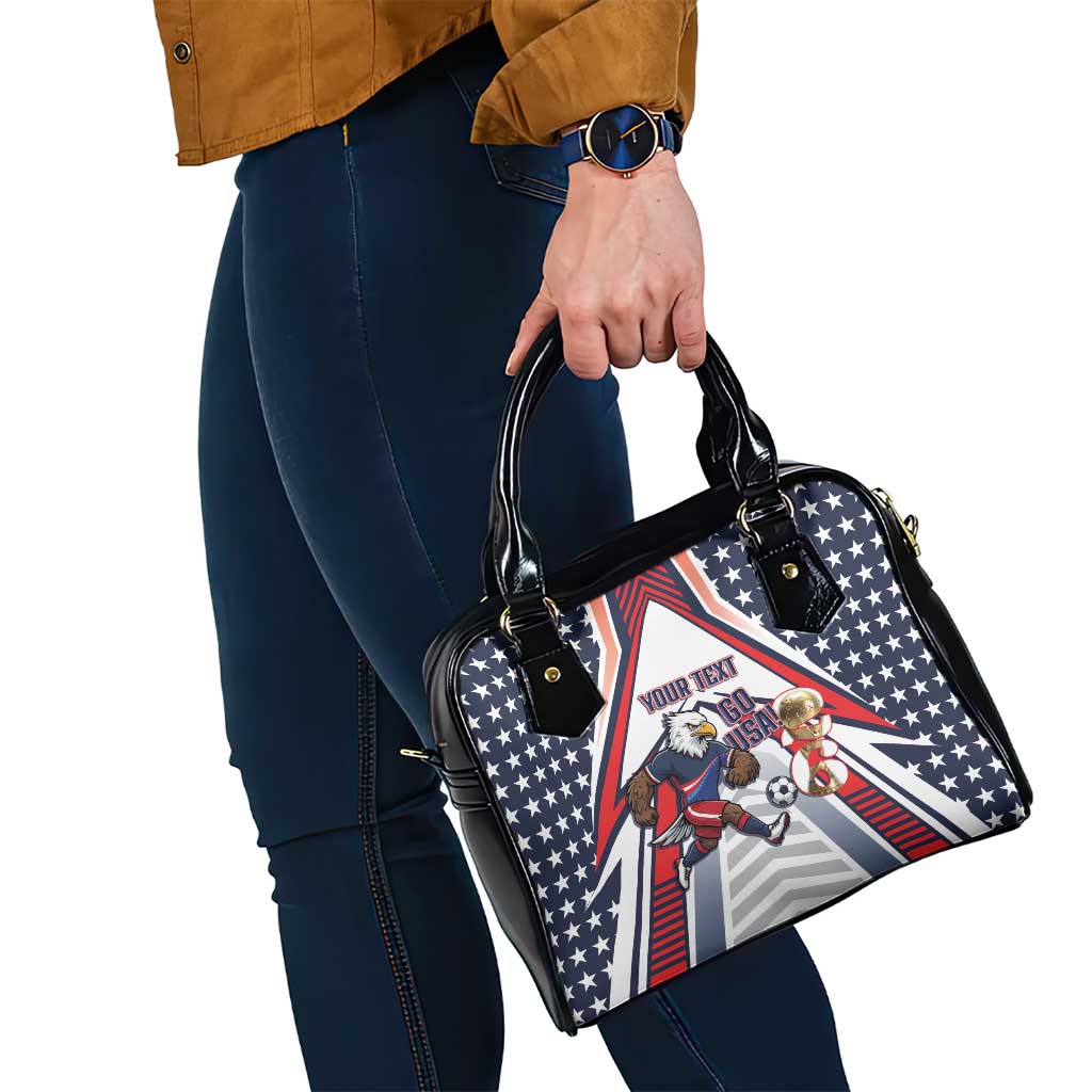 USA 2026 Soccer Custom Shoulder Handbag United States Eagle Go Champions