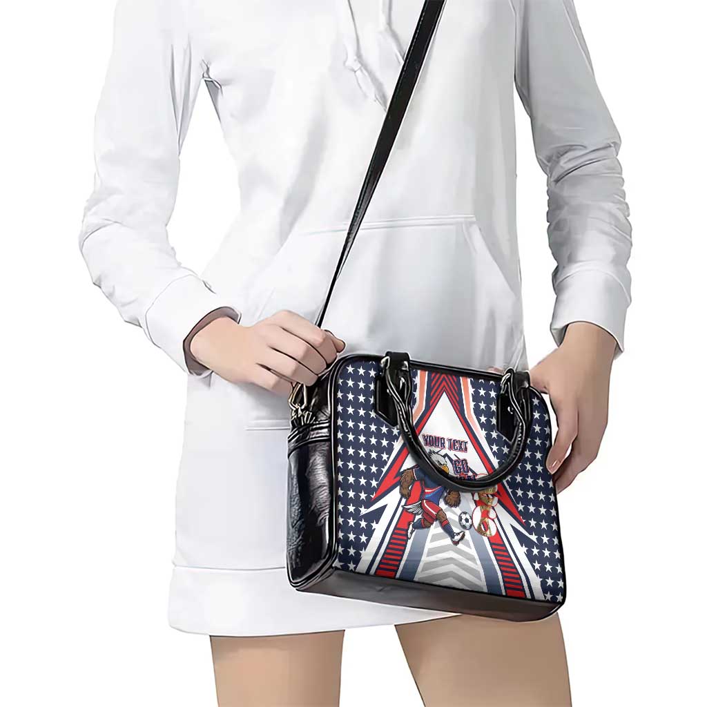 USA 2026 Soccer Custom Shoulder Handbag United States Eagle Go Champions