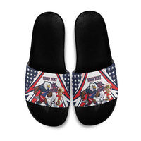 USA 2026 Soccer Custom Slide Sandals United States Eagle Go Champions
