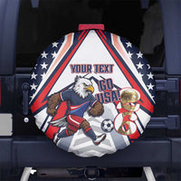USA 2026 Soccer Custom Spare Tire Cover United States Eagle Go Champions