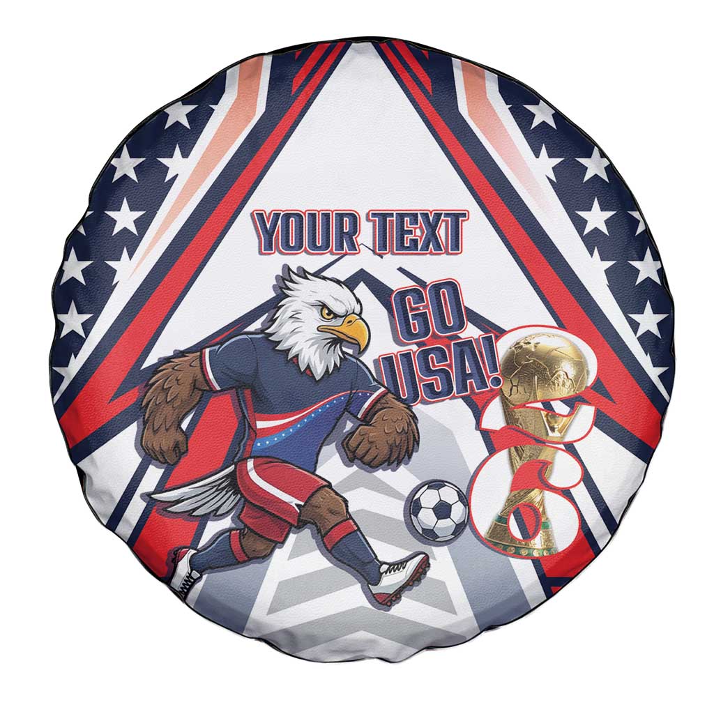 USA 2026 Soccer Custom Spare Tire Cover United States Eagle Go Champions