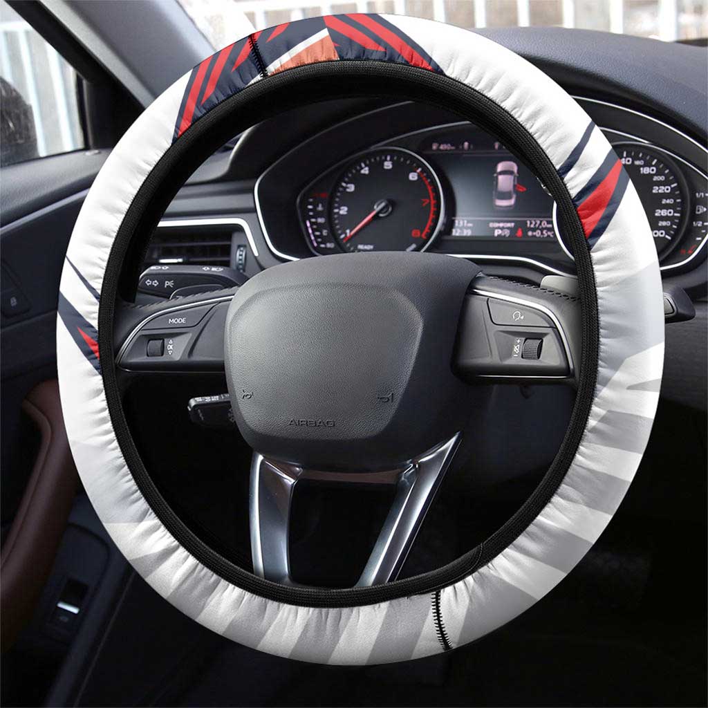 USA 2026 Soccer Steering Wheel Cover United States Eagle Go Champions