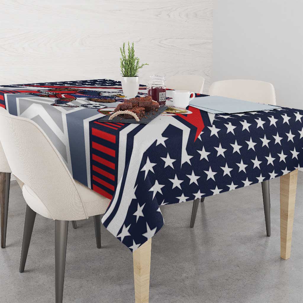 USA 2026 Soccer Custom Tablecloth United States Eagle Go Champions