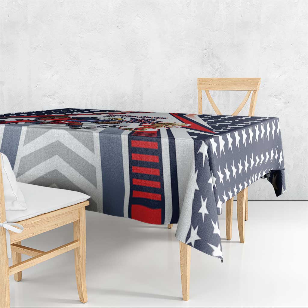 USA 2026 Soccer Custom Tablecloth United States Eagle Go Champions