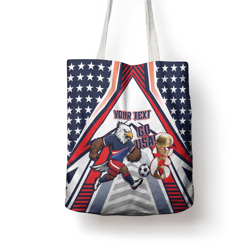 USA 2026 Soccer Custom Tote Bag United States Eagle Go Champions