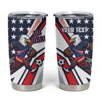 USA 2026 Soccer Custom Tumbler Cup United States Eagle Go Champions