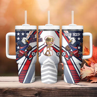 USA 2026 Soccer Custom Tumbler With Handle United States Eagle Go Champions