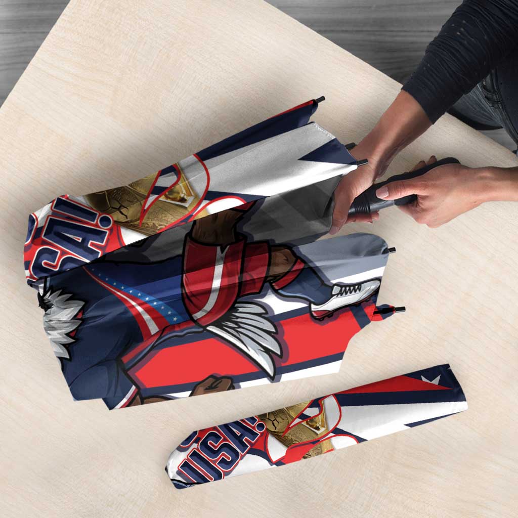 USA 2026 Soccer Custom Umbrella United States Eagle Go Champions