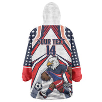 USA 2026 Soccer Custom Wearable Blanket Hoodie United States Eagle Go Champions