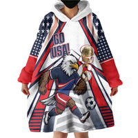 USA 2026 Soccer Custom Wearable Blanket Hoodie United States Eagle Go Champions