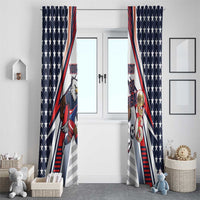 USA 2026 Soccer Custom Window Curtain United States Eagle Go Champions