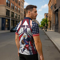 USA 2026 Soccer Custom Zipper Polo Shirt United States Eagle Go Champions