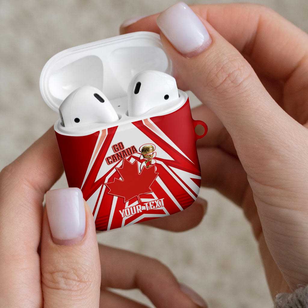 Canada 2026 Soccer Custom AirPods Case Les Rouges Go Champions
