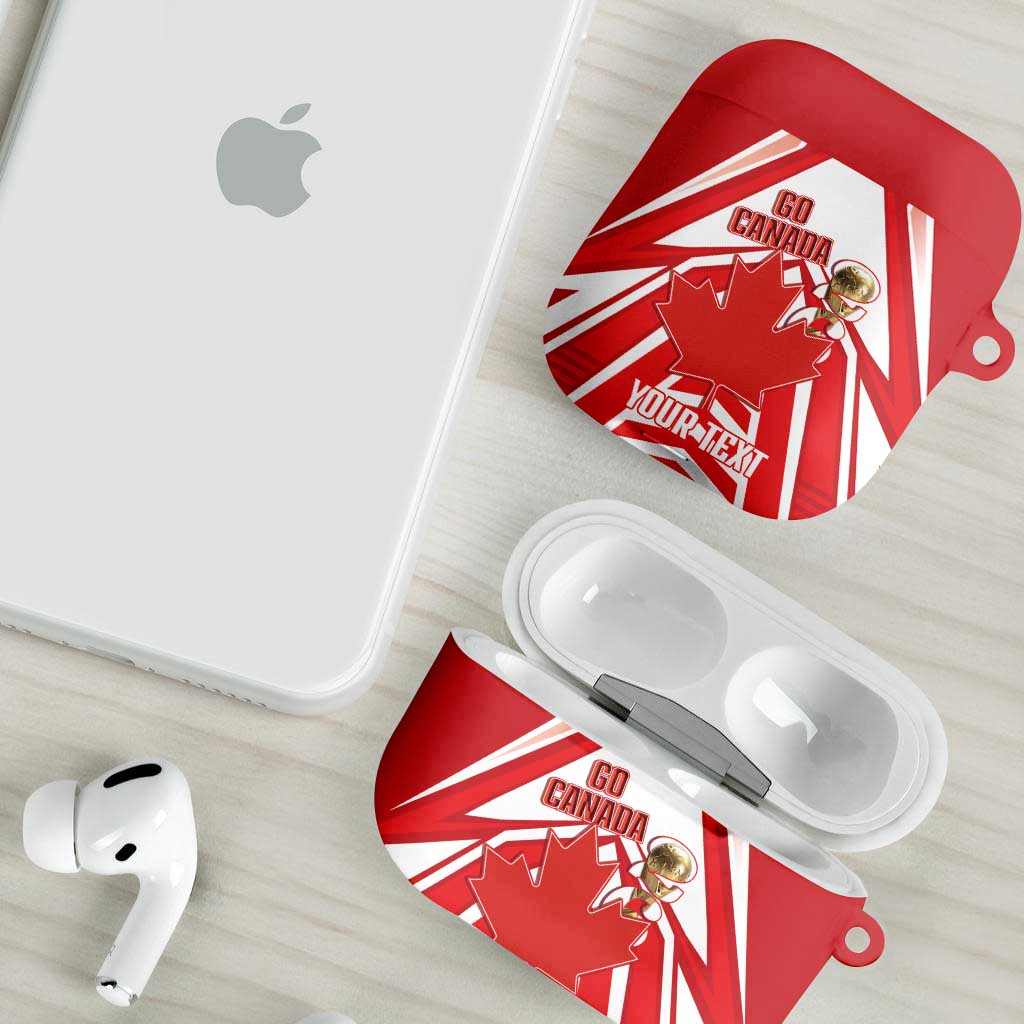 Canada 2026 Soccer Custom AirPods Case Les Rouges Go Champions
