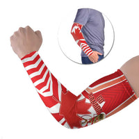 Canada 2026 Soccer Custom Arm Sleeves Les Rouges Go Champions
